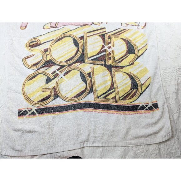 vtg Franco Solid Gold Dancers TV Series Beach Towel 1980s 55.5"x27. 5" READ - Picture 4 of 14